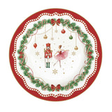 Tányér, étkészlet Karácsonyi porcelán desszertes tányér Magie de Noel