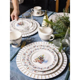 Karácsonyi porcelán bögre - 400 ml fenyőágas