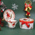 Bögre Karácsonyi porcelán nagy bögre és kistányér - Télapós