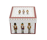 Tányér, étkészlet Karácsonyi porcelán kávés csésze aljjal diótörős díszdobozban Christmas Nutcracker