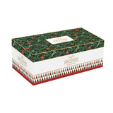 Bögre, csésze Karácsonyi porcelán kínálótál 4 db-os szett bambusztálcán díszdobozban Fancy Christmas (Copy)