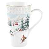 Bögre Karácsonyi porcelán nagy bögre 600 ml díszdobozban Chalet
