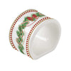 Tányér, étkészlet Karácsonyi porcelán szalvétagyűrű 4 db szett díszdobozban Magie de Noel