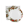 Bögre Karácsonyi porcelán tányér 27 cm díszdobozban Madarak