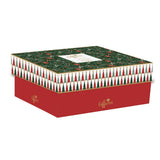 Bögre, csésze Karácsonyi porcelán teás csésze aljjal 2 személyes díszdobozban Fancy Christmas