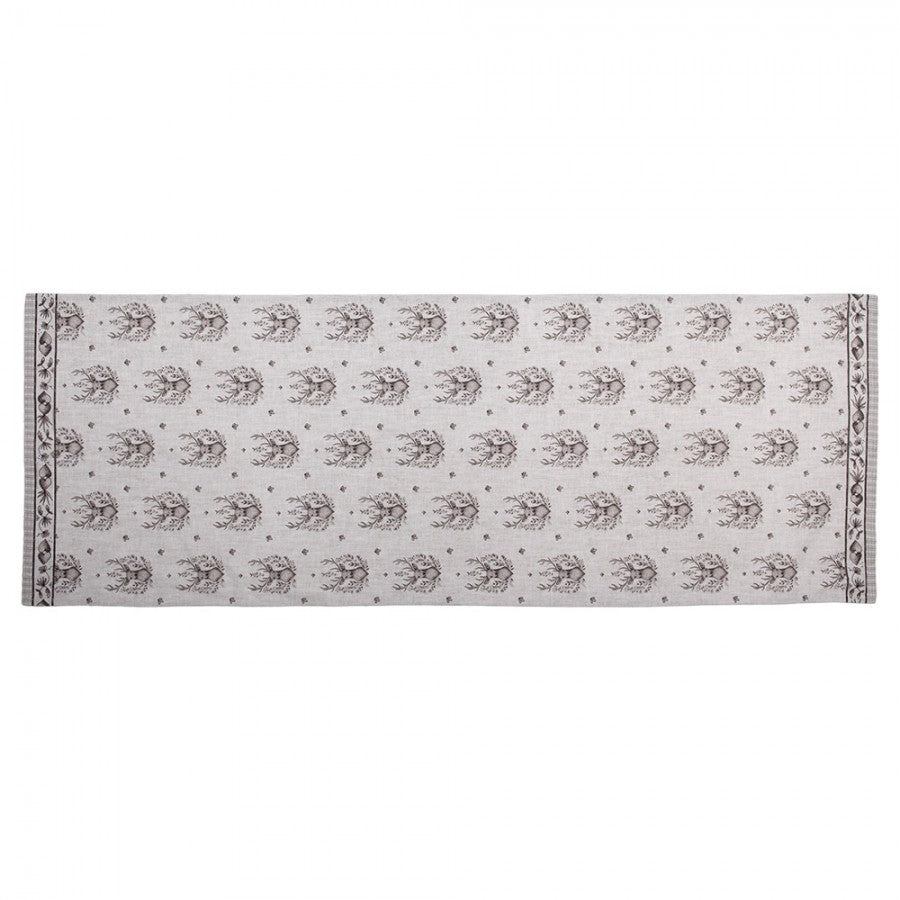 Asztalterítő Karácsonyi szarvas mintás pamut asztali futó 50x140 cm
