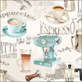 Kávés Barista cream háromrétegű papírszalvéta 33x33 cm 20 db-os