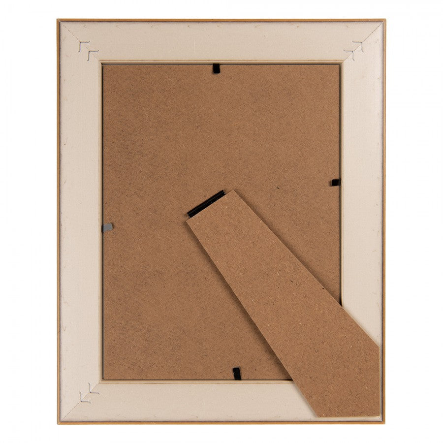 Klasszikus barna-bézs képkeret 13x18 cm