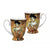 Bögre, csésze Gustav Klimt porcelán bögre szett szív alakú díszdobozban Adele