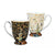Bögre, csésze Gustav Klimt porcelán bögre szett szív alakú díszdobozban Életfa