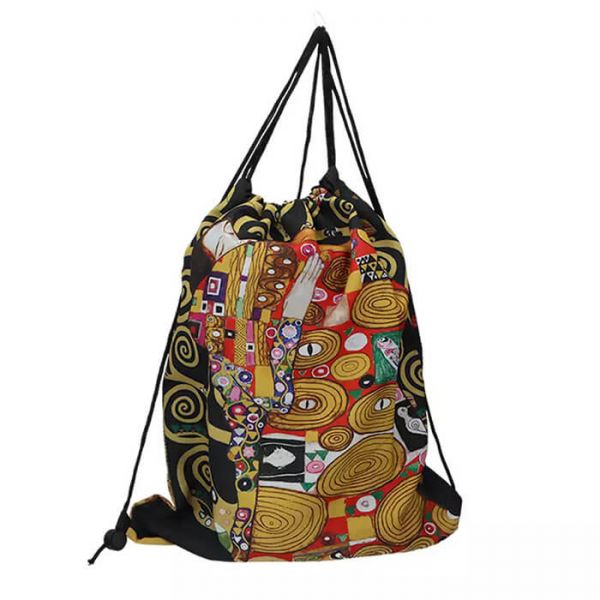 Klimt hátizsák / tornazsák - 43x36 cm - vegyes minta