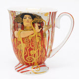 Klimt porcelán bögre 300 ml - Vízikígyó - díszdobozos