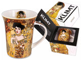 Bögre, csésze Klimt porcelán bögre díszdobozban Adele Bloch 350 ml