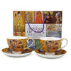 Klimt porcelán csésze készlet 250 ml - 2 személyes - Életfa / Beteljesülés