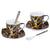 Bögre, csésze Klimt porcelán eszpresszó kávés csésze szett díszdobozban Életfa