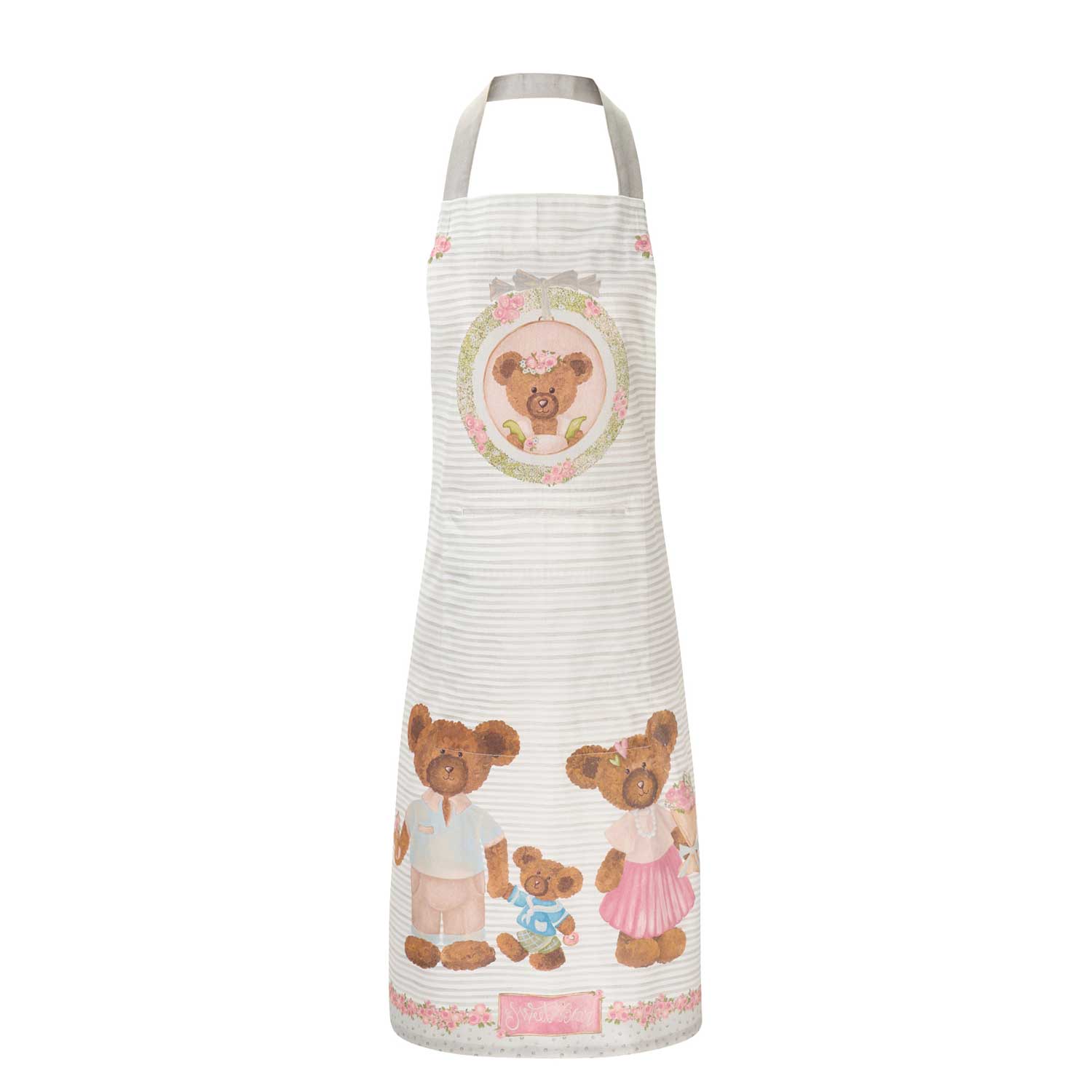Pamut konyhai kötény 60x90 cm macicsalád Sweet Bear