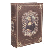 Tároló doboz Könyv alakú fa tároló doboz szett 3 részes Mona Lisa