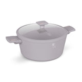 Kovácsolt alumínium lábas fedővel 28 cm Indukciós tapadásmentes Berlinger Haus Taupe Collection