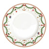 Tányér, étkészlet Krácsonyi porcelán lapostányér Magie de Noel