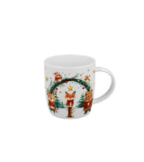 Karácsonyi porcelán bögre 400 ml házikó díszcsomagolásban Christmas Cuties 2
