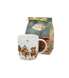 Karácsonyi porcelán bögre házikó díszcsomagolásban 400 ml Christmas Village
