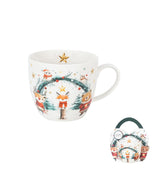 Karácsonyi porcelán bögre 460 ml díszcsomagolásban Christmas Cuties 2
