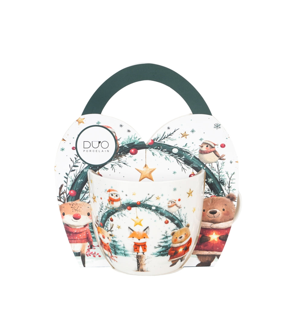 Karácsonyi porcelán bögre 460 ml díszcsomagolásban Christmas Cuties 2