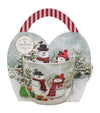 Hóemberes Karácsonyi porcelán bögre díszcsomagolásban 460 ml Snowman Smile