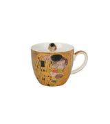 Klimt porcelán bögre dísztasakkal A Csók 460 ml