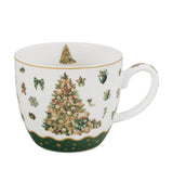 Karácsonyfás porcelán bögre 460 ml díszcsomagolásban Tree Sparkle