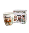 Karácsonyi Porcelán bögre 650 ml díszdobozban Christmas City 2