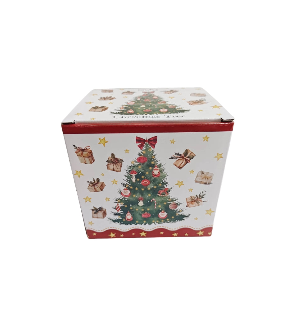 Karácsonyi fenyőfás porcelán bögre 650 ml díszdobozban Christmas Tree 3
