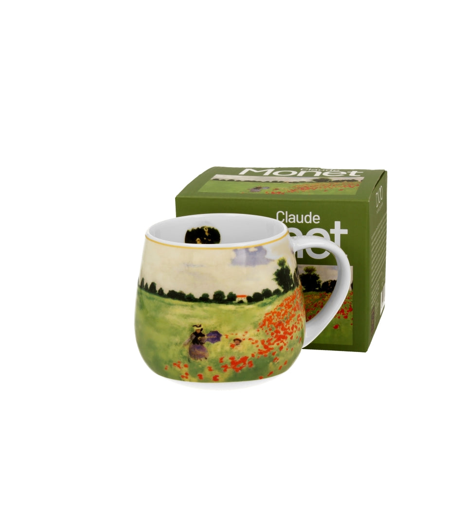 Monet porcelán öblös bögre - 430 ml - Pipacsmező
