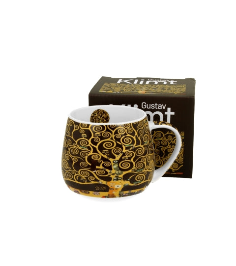 Porcelán bögre 430 ml díszdobozban Gustav Klimt Életfa