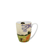 Porcelán bögre 360ml dobozban Monet Pipacsmező