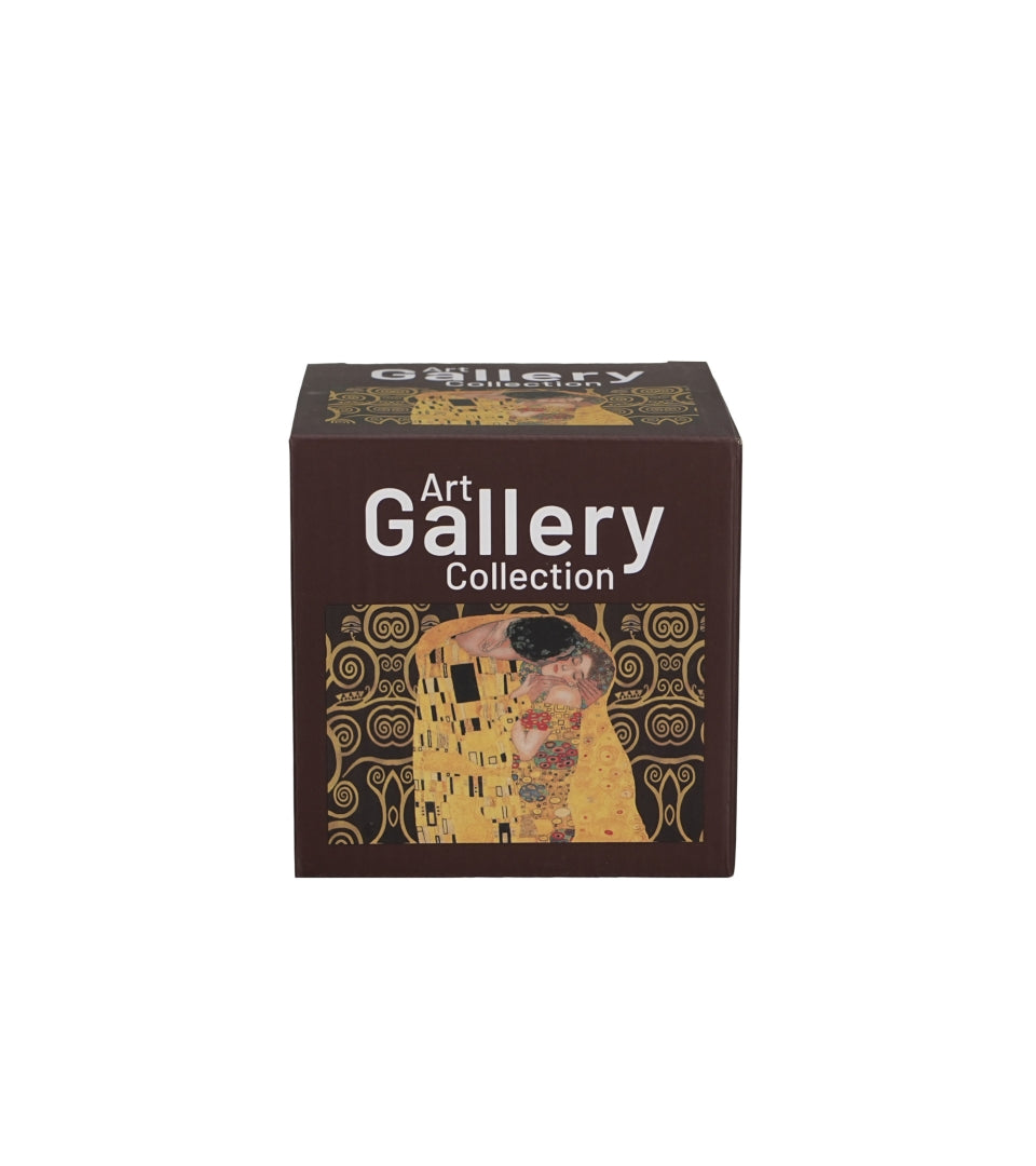 Porcelán bögre 360 ml Klimt A Csók díszdobozban Brown