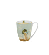 Porcelán bögre 360 ml dobozban Monet Hölgy esernyővel