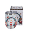 Rozsdamentes acél hőtartó termosz pohár 330 ml Christmas Cuties 2