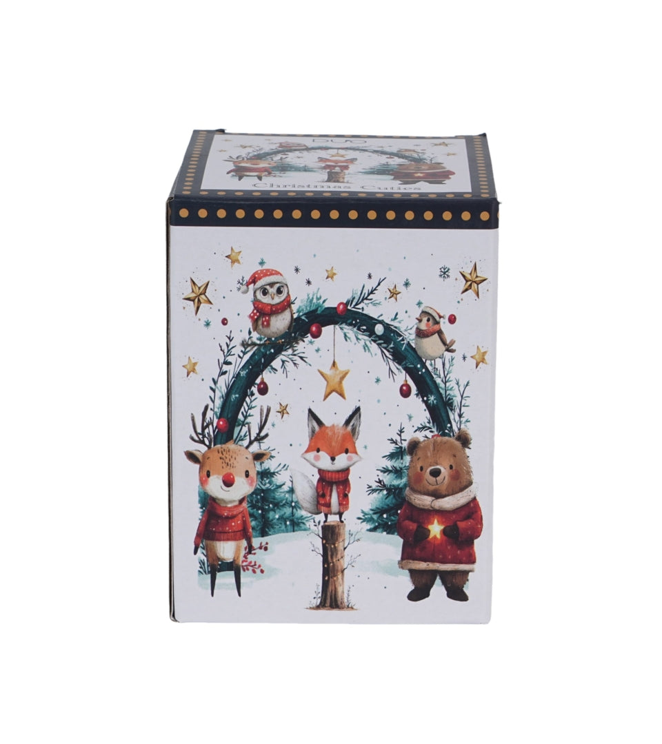 Rozsdamentes acél hőtartó termosz pohár 330 ml Christmas Cuties 2