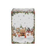 Karácsonyi Rozsdamentes acél hőtartó termosz pohár duplafalú 330 ml Christmas Village