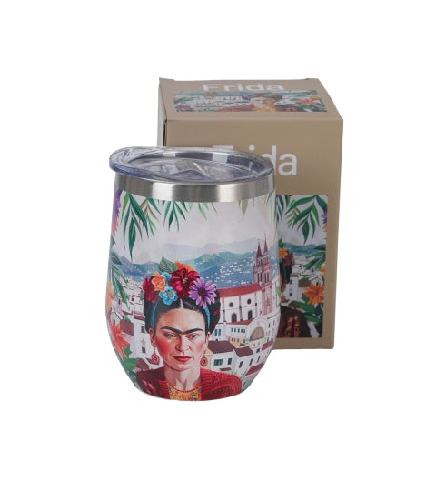 Rozsdamentes acél hőtartó termosz pohár 330 ml Frida MEXICAN ART