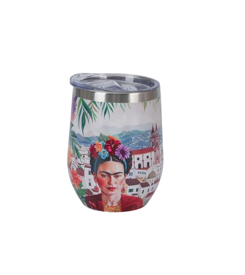 Rozsdamentes acél hőtartó termosz pohár 330 ml Frida MEXICAN ART
