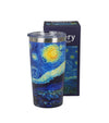 Duplafalú rozsdamentes acél hőtartó termosz Van Gogh Csillagos éj 600 ml