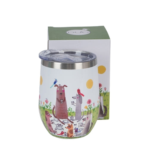 Kutyás Rozsdamentes acél hőtartó termosz pohár 330 ml Dog Picnic
