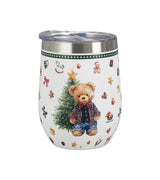 Karácsonyi Rozsdamentes acél hőtartó termosz pohár 330 ml Teddy Noel