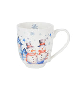 Karácsonyi hóemberes porcelán nagy bögre 1000 ml díszdobozban Snowman