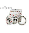 Cicás porcelán bögre tetővel fémszűrővel 430 ml dobozban Ethno Cats