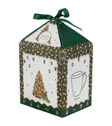 Karácsonyfás Porcelán teás bögre tetővel fém szűrővel 360 ml dobozban Tree Sparkle