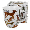 Kutyás nagyméretű porcelán bögre – 650 ml – DOGS