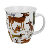 Kutyás nagyméretű porcelán bögre – 650 ml – DOGS